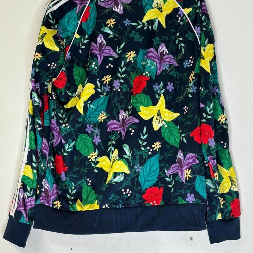 Adidas Originals Blossom of Life Floral SST Track Jacket womens L - Picture 4 of 7